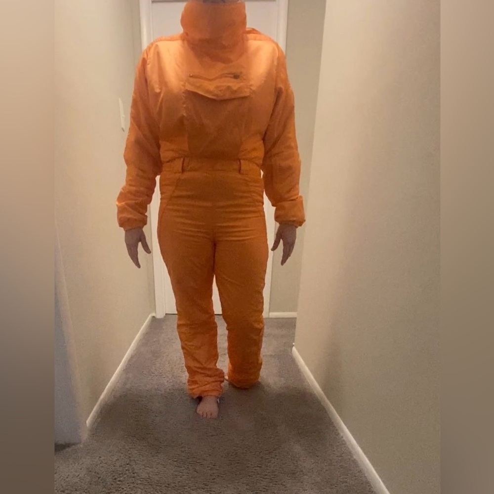 NILS Vtg Cream Sickle Orange Snowsuit - Picture 5 of 12